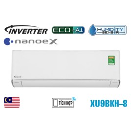 Điều hòa Panasonic 9000BTU 1 chiều inverter cao cấp XU9BKH-8 Điều hòa Panasonic 9000BTU 1 chiều inverter cao cấp XU9BKH-8